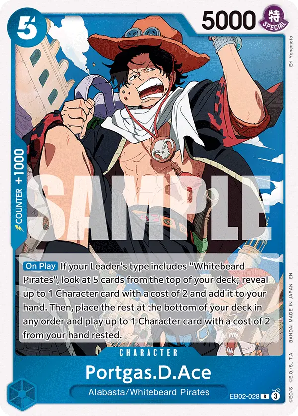 Portgas.D.Ace, Extra Booster: Anime 25th Collection EB02-028