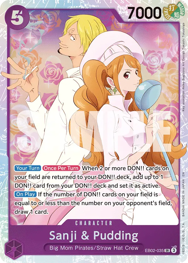 Sanji & Pudding, Extra Booster: Anime 25th Collection EB02-035