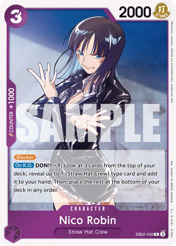 Nico Robin, Extra Booster: Anime 25th Collection EB02-036