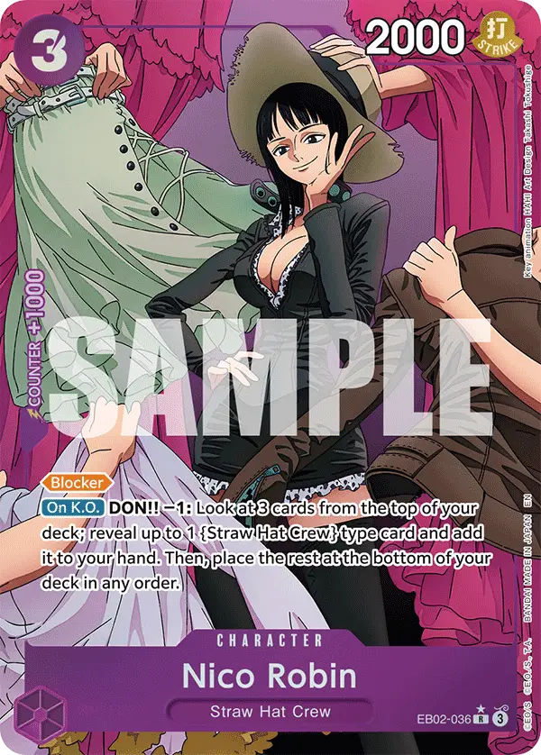 Nico Robin (Alt Art), Extra Booster: Anime 25th Collection EB02-036
