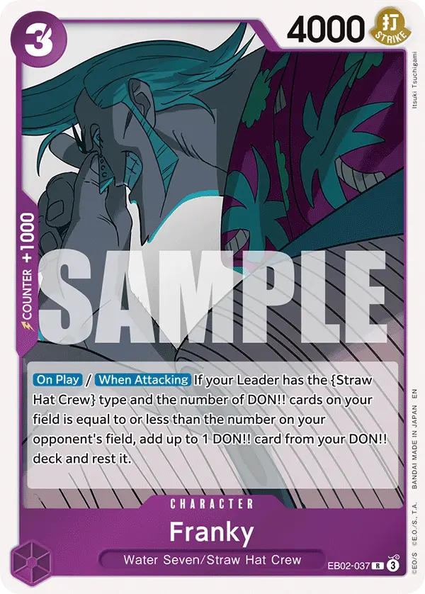 Franky, Extra Booster: Anime 25th Collection EB02-037