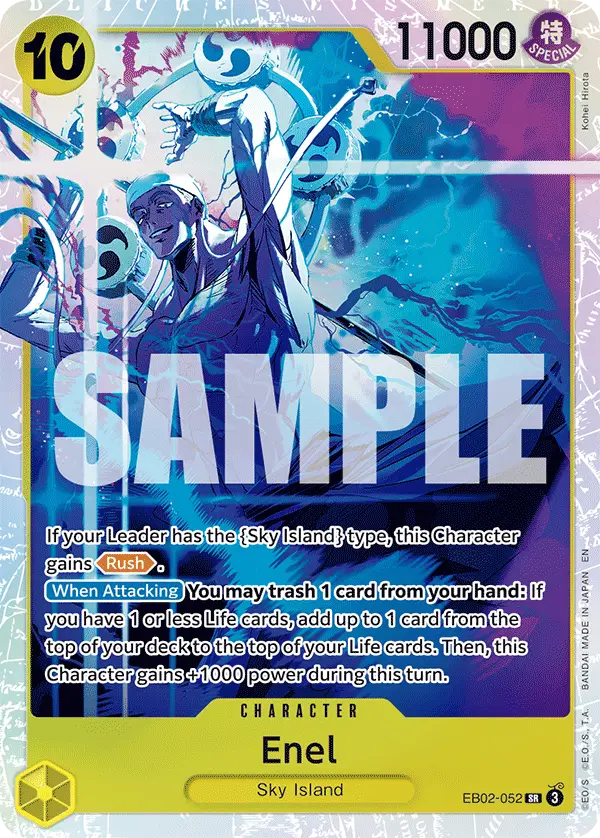 Enel, Extra Booster: Anime 25th Collection EB02-052