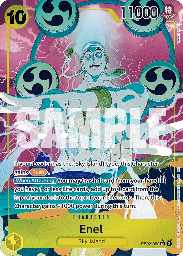 Enel (Alt Art), Extra Booster: Anime 25th Collection EB02-052