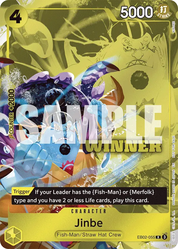 Jinbe (Winner Pack 2025 Vol. 3), One Piece Promotion Cards EB02-055
