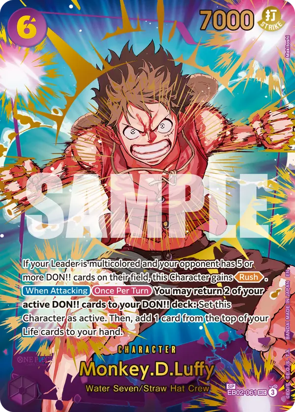 Monkey.D.Luffy (SP), Premium Booster -The Best- Vol. 2 EB02-061