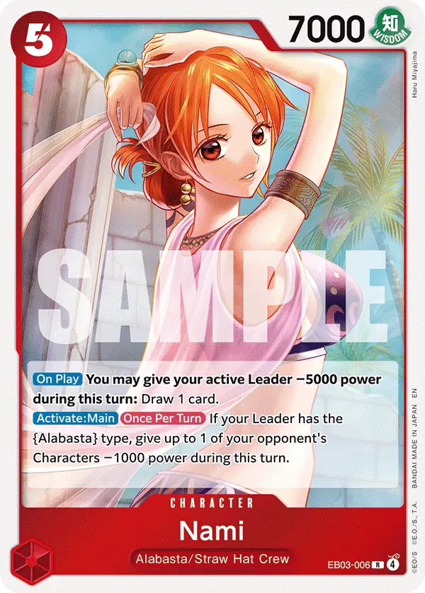 Nami, Extra Booster: One Piece Heroines Edition EB03-006