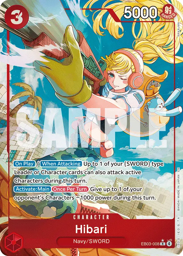 Hibari (Alt Art), Extra Booster: One Piece Heroines Edition EB03-008