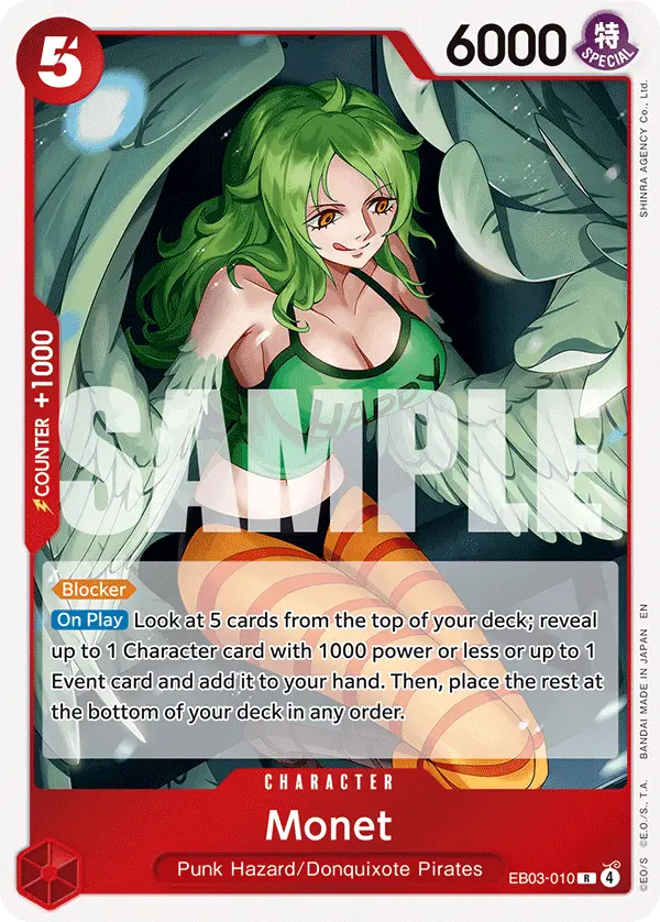 Monet, Extra Booster: One Piece Heroines Edition EB03-010
