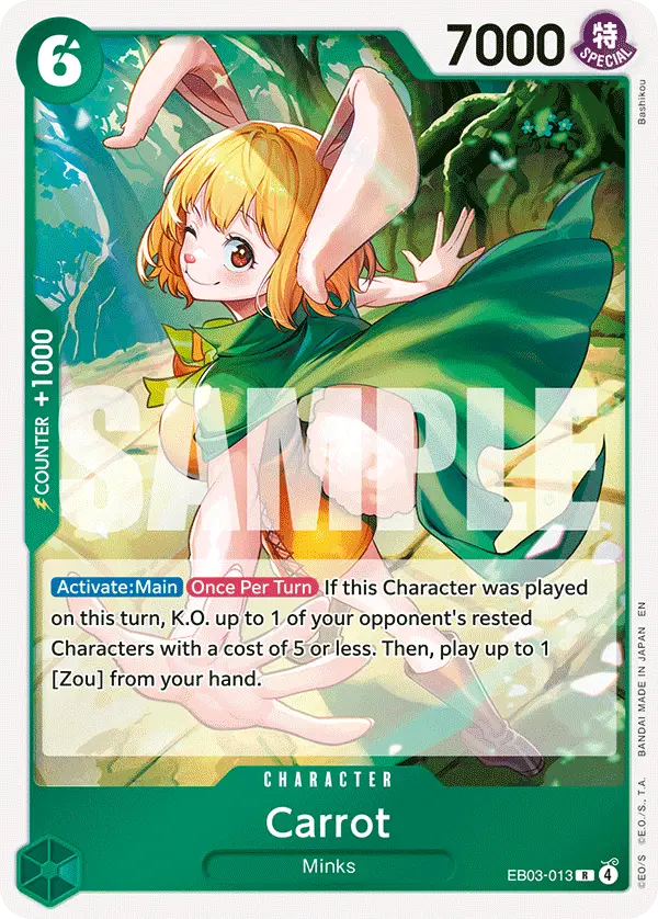Carrot, Extra Booster: One Piece Heroines Edition EB03-013