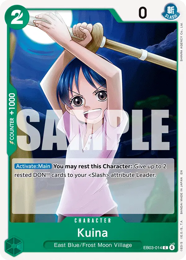 Kuina, Extra Booster: One Piece Heroines Edition EB03-014