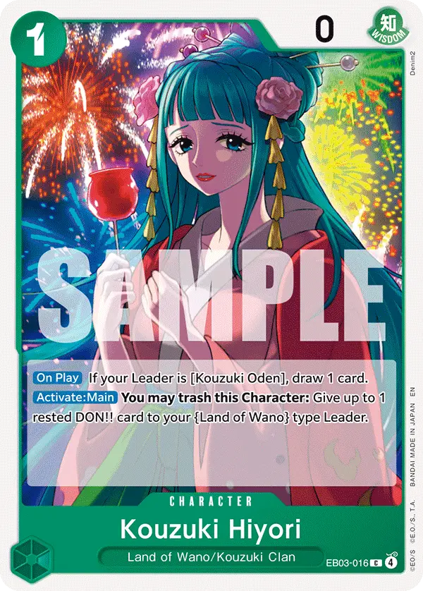 Kouzuki Hiyori, Extra Booster: One Piece Heroines Edition EB03-016
