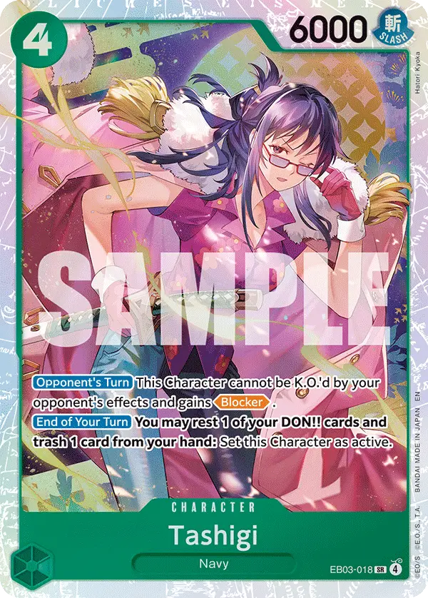 Tashigi, Extra Booster: One Piece Heroines Edition EB03-018