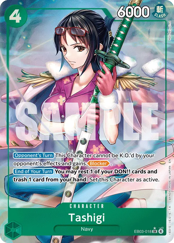 Tashigi (Alt Art), Extra Booster: One Piece Heroines Edition EB03-018