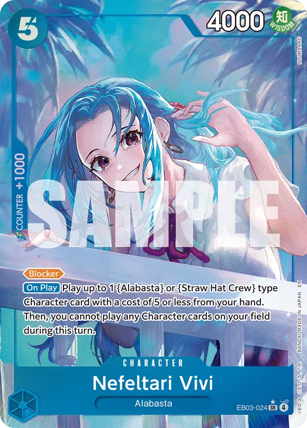 Nefeltari Vivi (Alt Art), Extra Booster: One Piece Heroines Edition EB03-024
