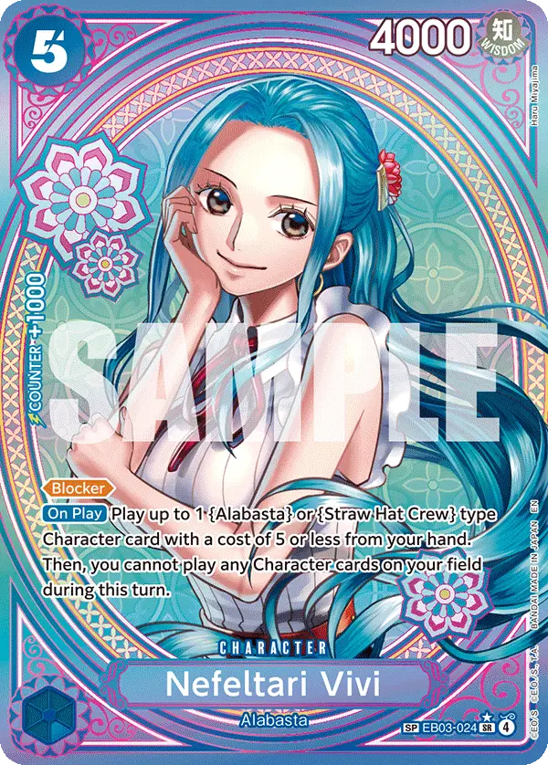 Nefeltari Vivi (SP), Extra Booster: One Piece Heroines Edition EB03-024