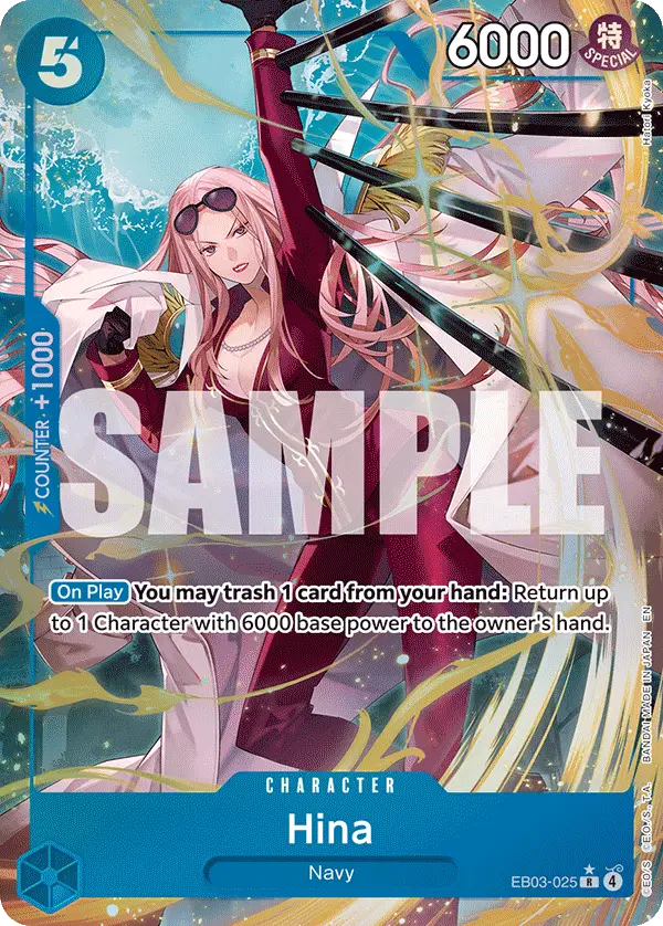 Hina (Alt Art), Extra Booster: One Piece Heroines Edition EB03-025