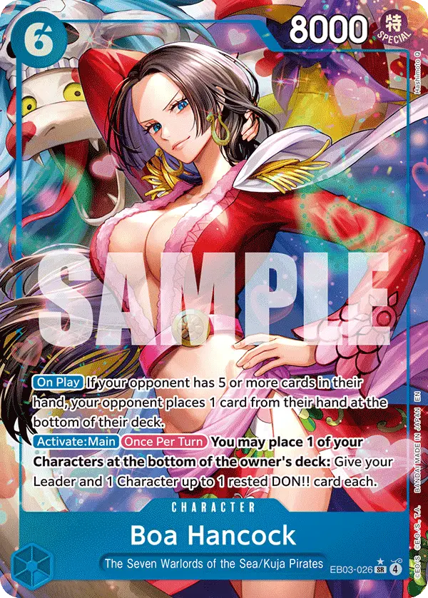 Boa Hancock (Alt Art), Extra Booster: One Piece Heroines Edition EB03-026