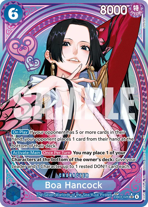 Boa Hancock (SP), Extra Booster: One Piece Heroines Edition EB03-026
