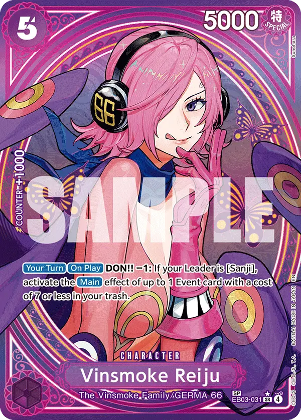 Vinsmoke Reiju (SP), Extra Booster: One Piece Heroines Edition EB03-031