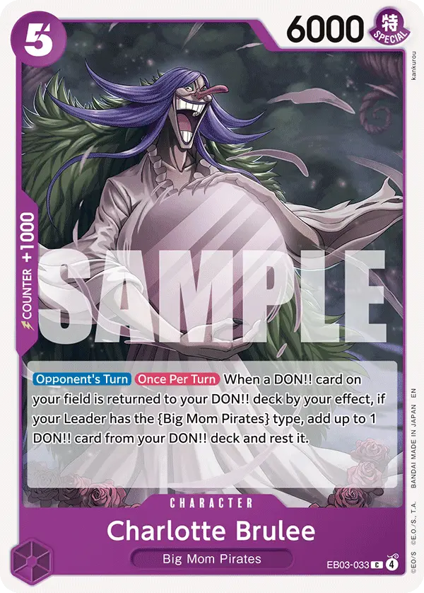 Charlotte Brulee, Extra Booster: One Piece Heroines Edition EB03-033