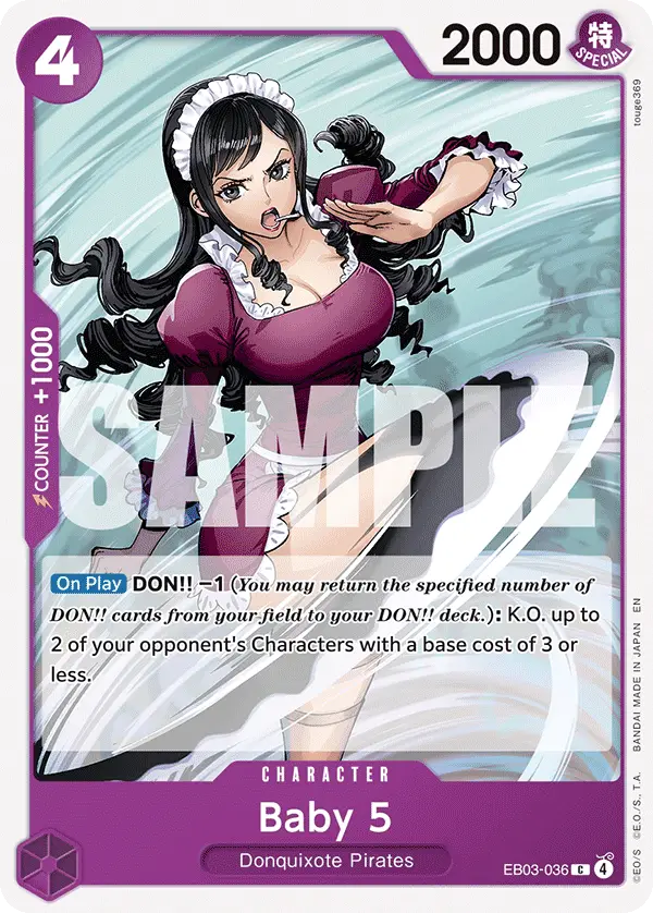 Baby 5, Extra Booster: One Piece Heroines Edition EB03-036