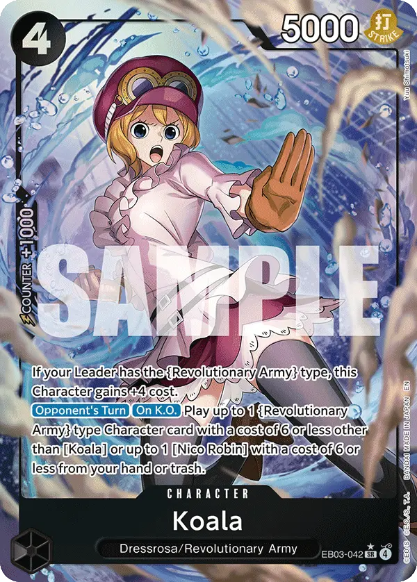 Koala (Alt Art), Extra Booster: One Piece Heroines Edition EB03-042