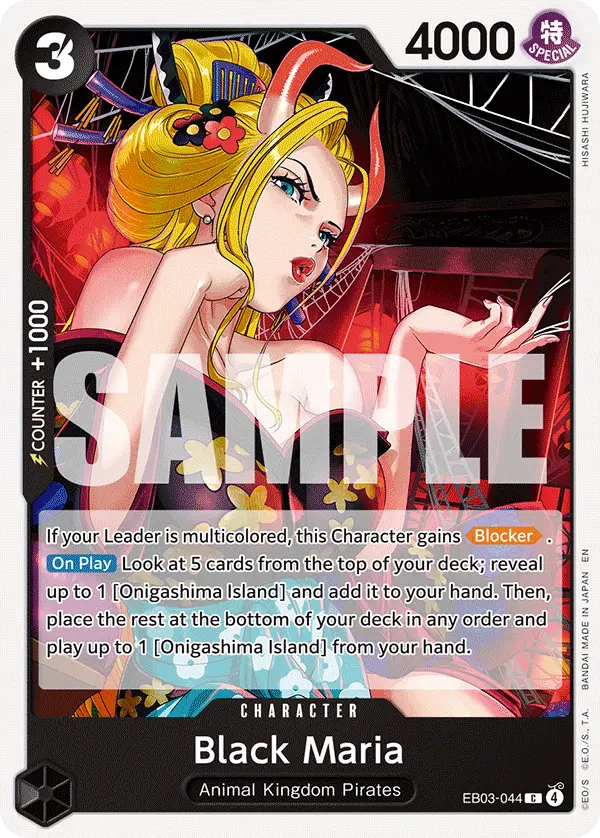 Black Maria, Extra Booster: One Piece Heroines Edition EB03-044
