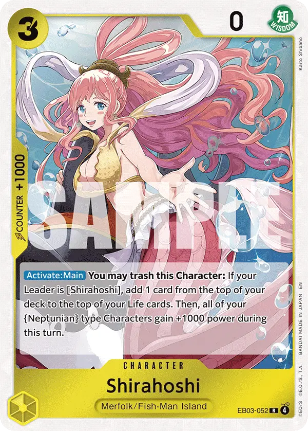 Shirahoshi, Extra Booster: One Piece Heroines Edition EB03-052