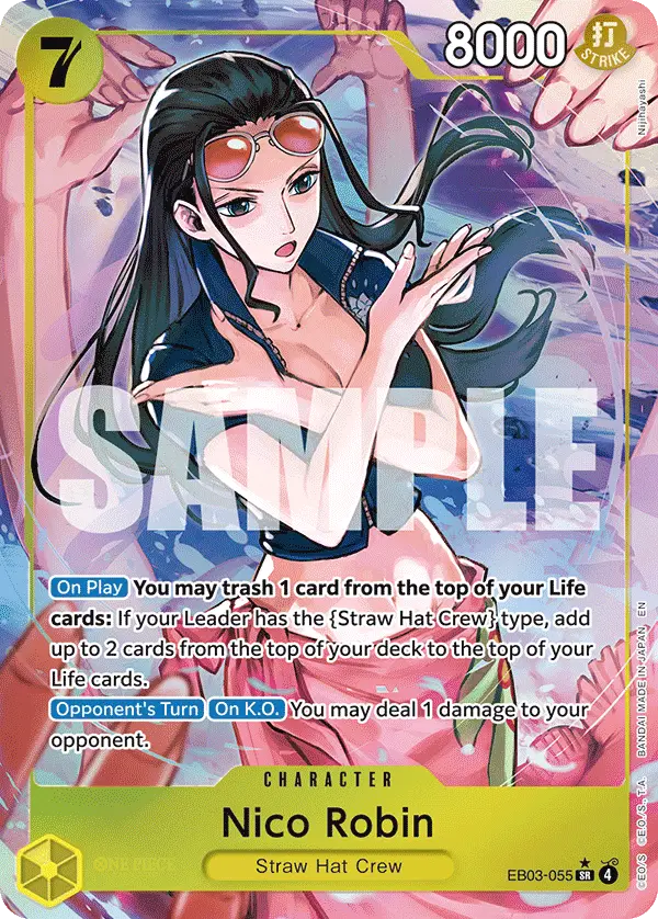 Nico Robin (Alt Art), Extra Booster: One Piece Heroines Edition EB03-055