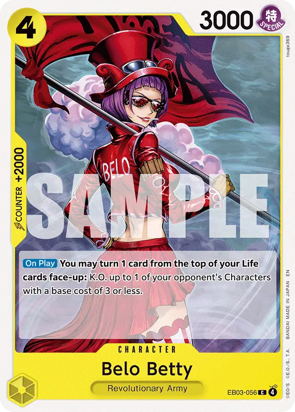 Belo Betty, Extra Booster: One Piece Heroines Edition EB03-056