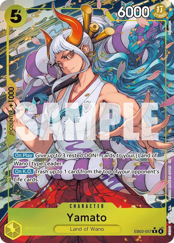 Yamato (Alt Art), Extra Booster: One Piece Heroines Edition EB03-057