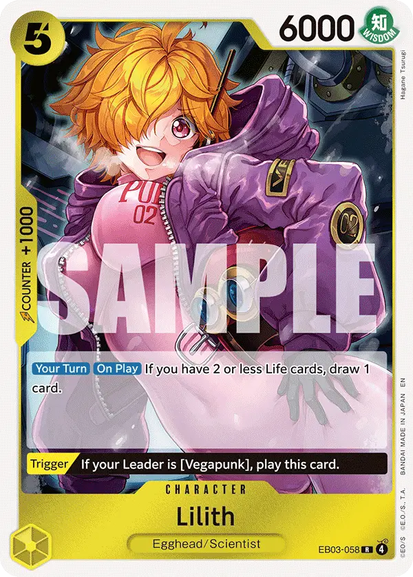 Lilith, Extra Booster: One Piece Heroines Edition EB03-058