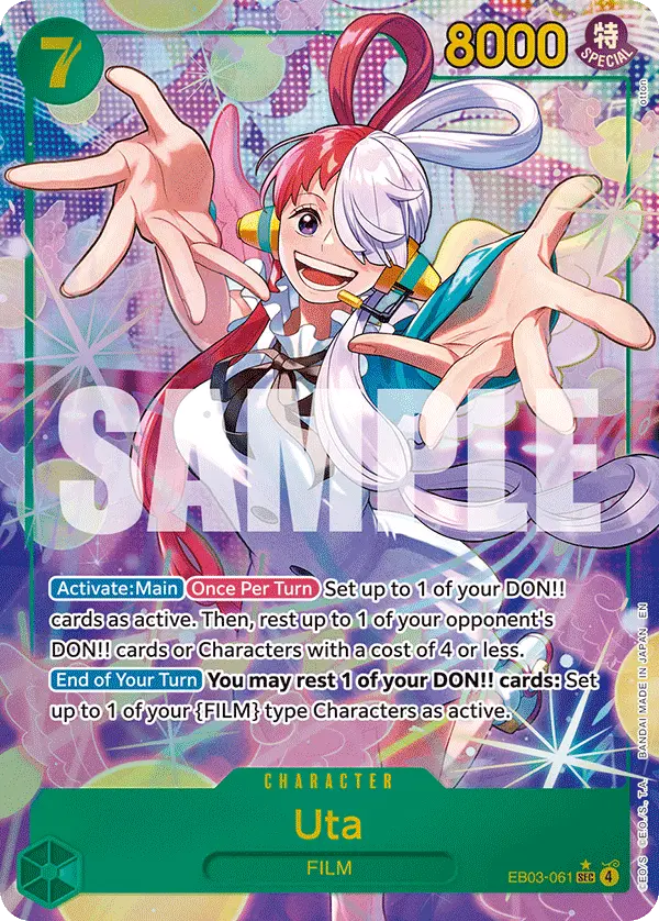 Uta (Alt Art), Extra Booster: One Piece Heroines Edition EB03-061
