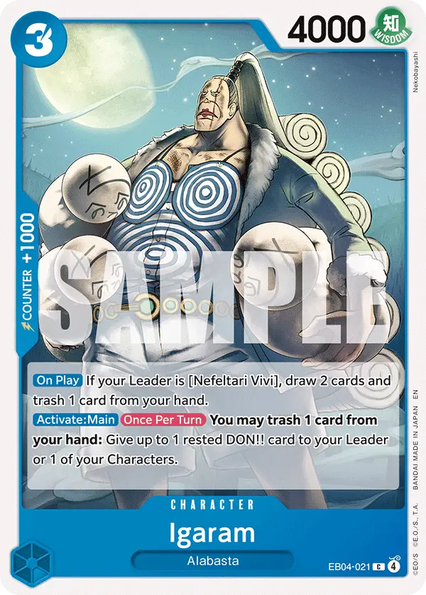 Igaram, The Azure Sea's Seven Release Event Cards EB04-021