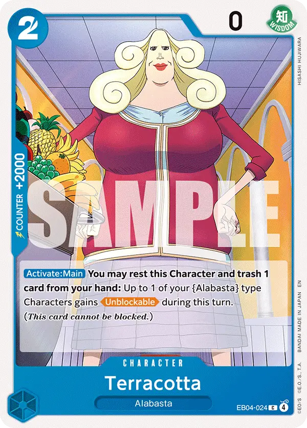 Terracotta, The Azure Sea's Seven Release Event Cards EB04-024