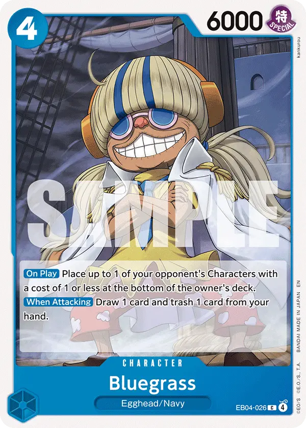 Bluegrass, The Azure Sea's Seven Release Event Cards EB04-026