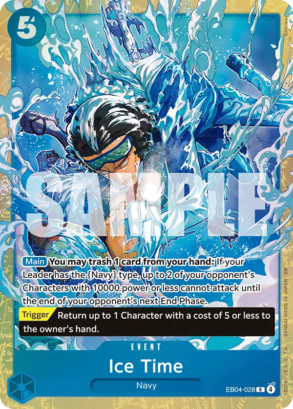 Ice Time (Premium Card Collection -Best Selection Vol. 6-), One Piece Promotion Cards EB04-028
