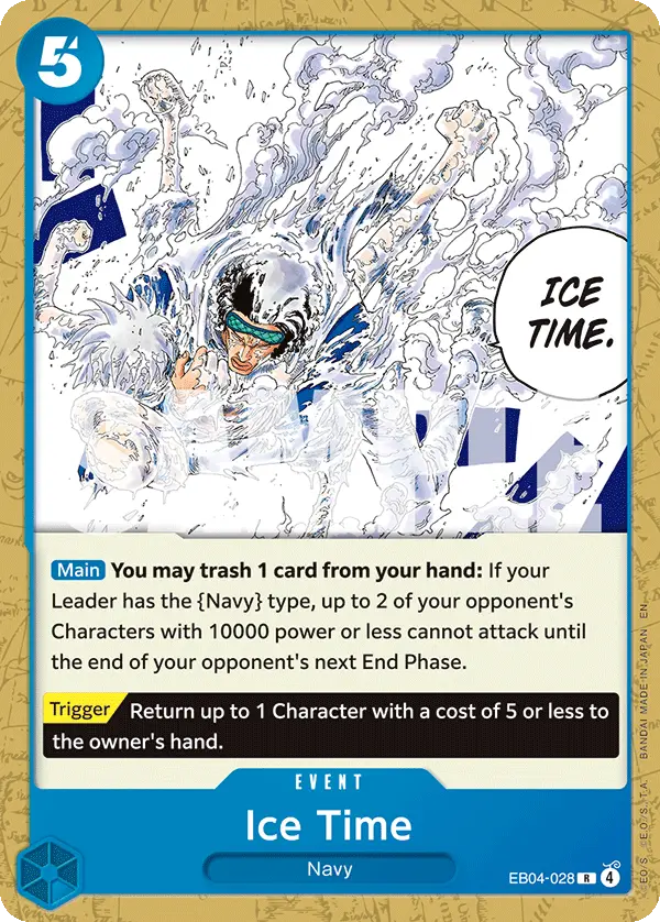 Ice Time, Starter Deck 33 BLUE Kuzan EB04-028