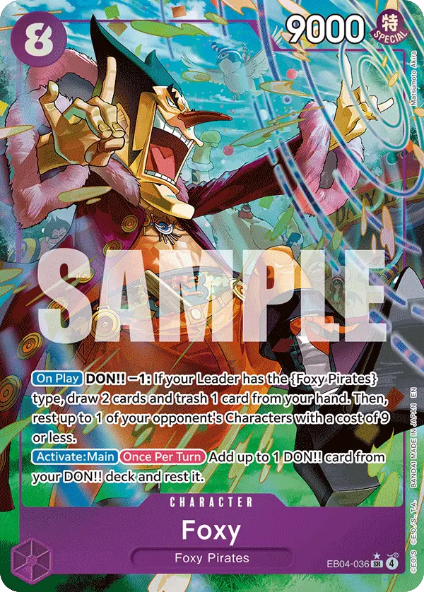 Foxy (Alt Art), The Azure Sea's Seven EB04-036