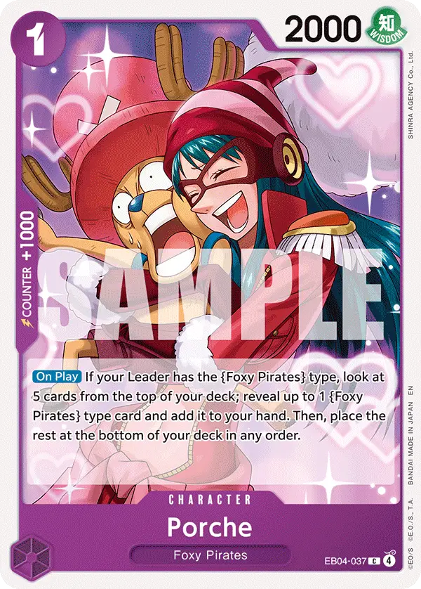 Porche, The Azure Sea's Seven Release Event Cards EB04-037