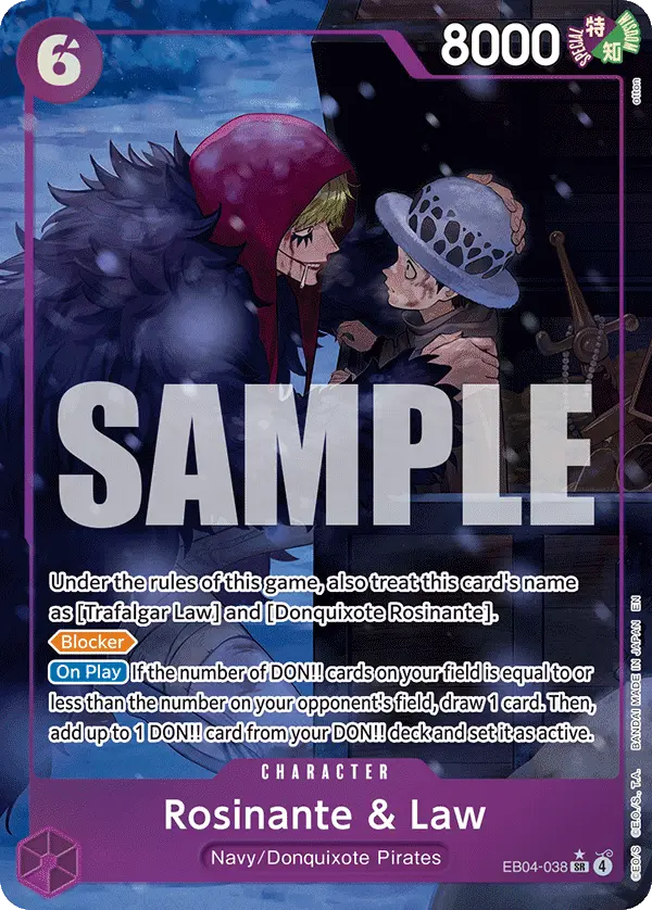 Rosinante & Law (Alt Art), The Azure Sea's Seven EB04-038