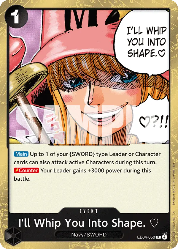 I'll Whip You Into Shape., Adventure on Kami's Island EB04-050