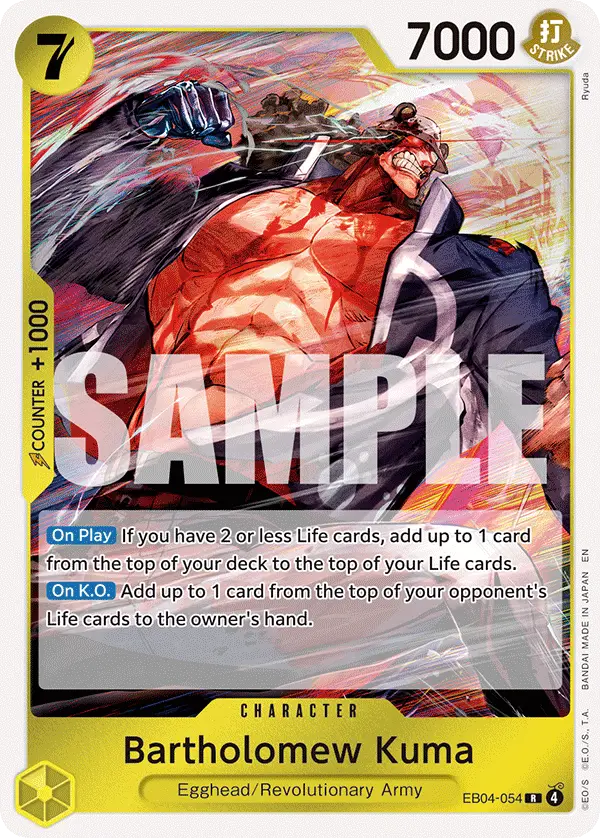 Bartholomew Kuma, Adventure on Kami's Island EB04-054