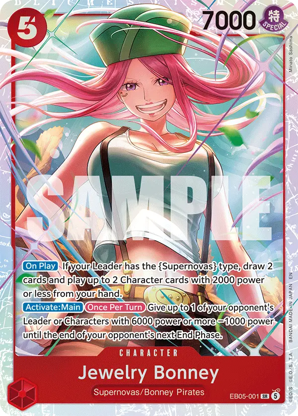Jewelry Bonney, Extra Booster: One Piece Heroines Edition Vol. 2 EB05-001