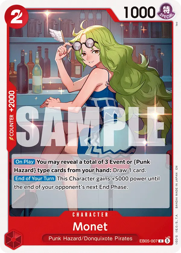 Monet, Extra Booster: One Piece Heroines Edition Vol. 2 EB05-007