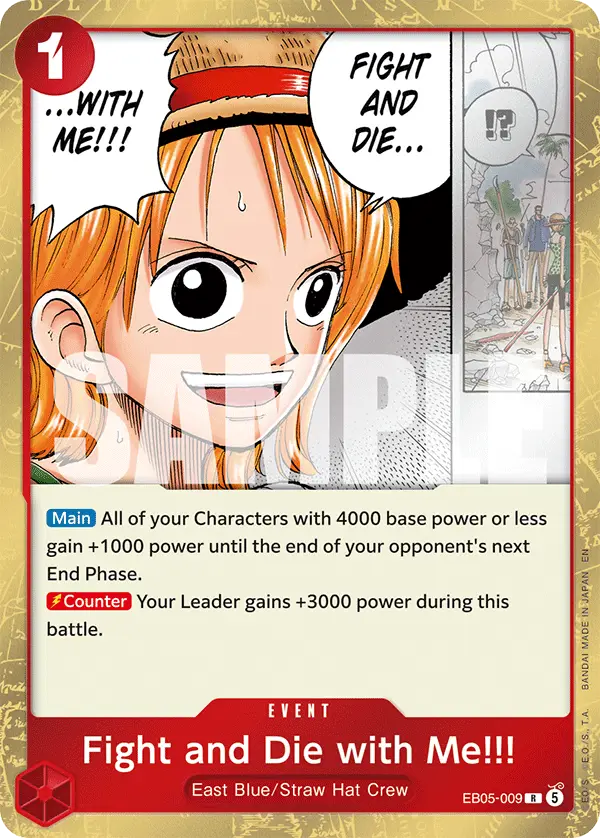 Fight and Die with Me!!!, Extra Booster: One Piece Heroines Edition Vol. 2 EB05-009