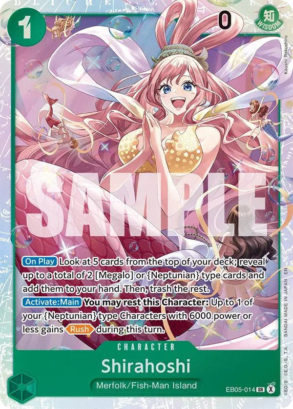 Shirahoshi, Extra Booster: One Piece Heroines Edition Vol. 2 EB05-014