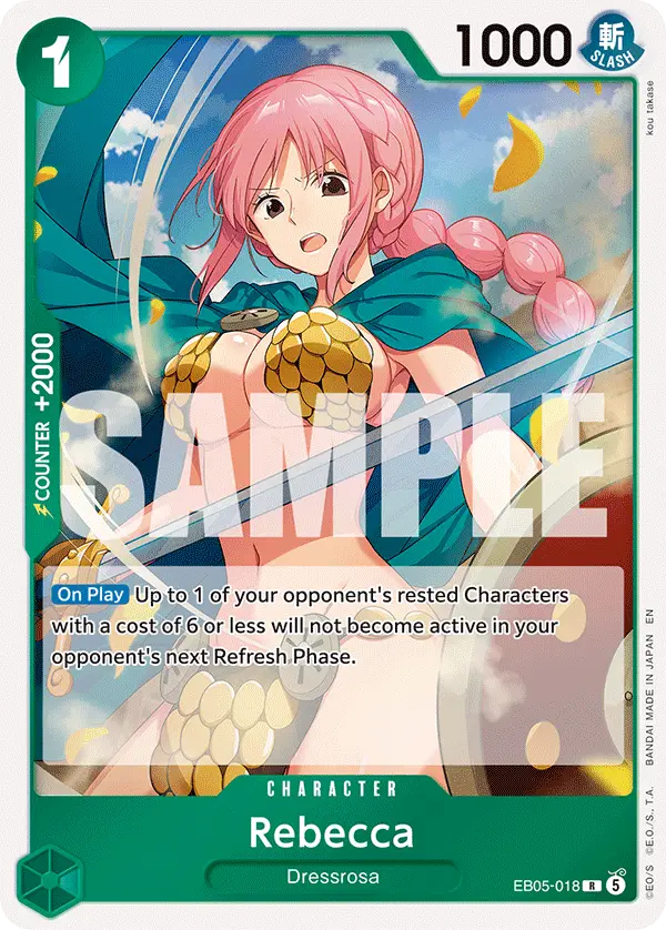 Rebecca, Extra Booster: One Piece Heroines Edition Vol. 2 EB05-018