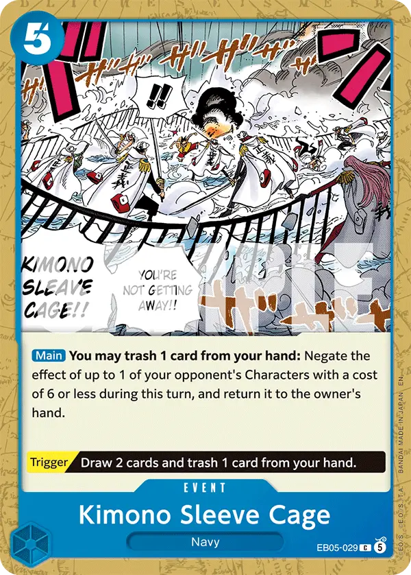 Kimono Sleeve Cage, Extra Booster: One Piece Heroines Edition Vol. 2 EB05-029