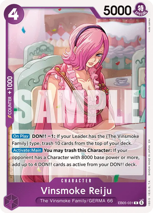 Vinsmoke Reiju, Extra Booster: One Piece Heroines Edition Vol. 2 EB05-031